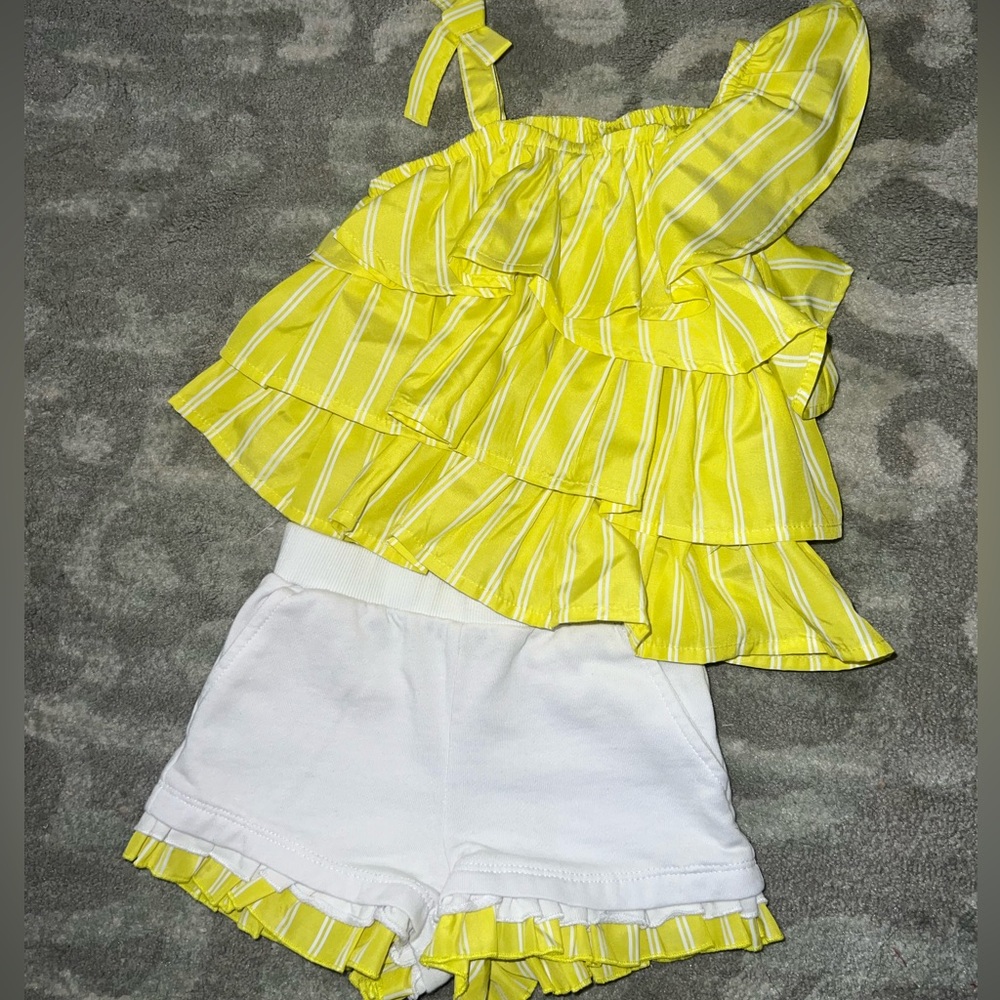 Toddler girl Habitual Kids 2 pc yellow outfit